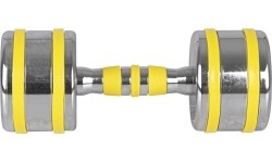Chromuotas hantelis inSPORTline Yellsteel 9 kg