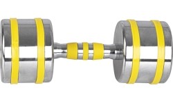 Chromuotas hantelis inSPORTline Yellsteel 12 kg