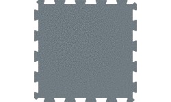 Rubber Tile Base Premium - Puzzle, Grey