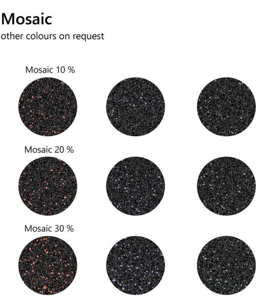 Rubber Tile Base Premium - Puzzle, Grey
