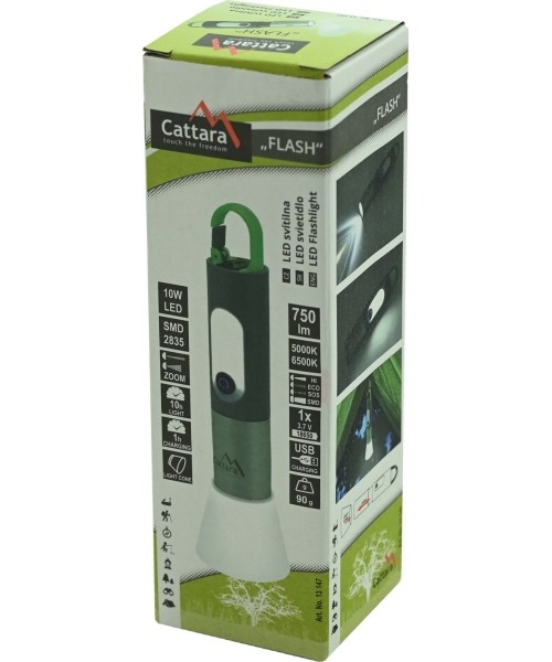 750lm FLASH LED flashlight