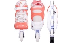 Inline riedučiai suaugusiesiems inSPORTline: Reguliuojami riedučiai inSPORTline Aprikota