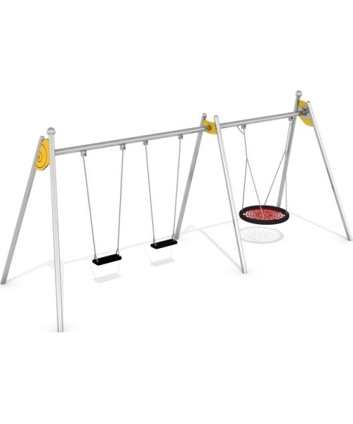 Outdoor Toys : Triple Swing Inter-Play Kombino 1