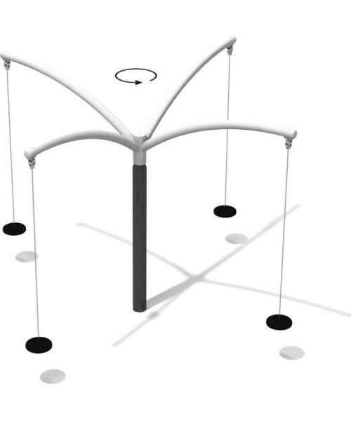 Outdoor Toys : Hanging Roundabout Inter-Play Monsoon 4