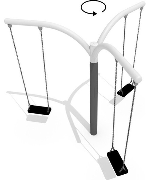 Outdoor Toys : Hanging Roundabout Inter-Play Solano 3-1