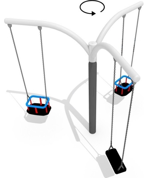 Outdoor Toys : Hanging Roundabout Inter-Play Solano 3-4