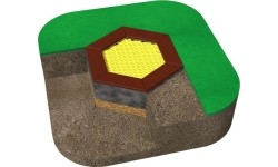 In-ground trampolines : Trampoline Inter-Play Pako 125