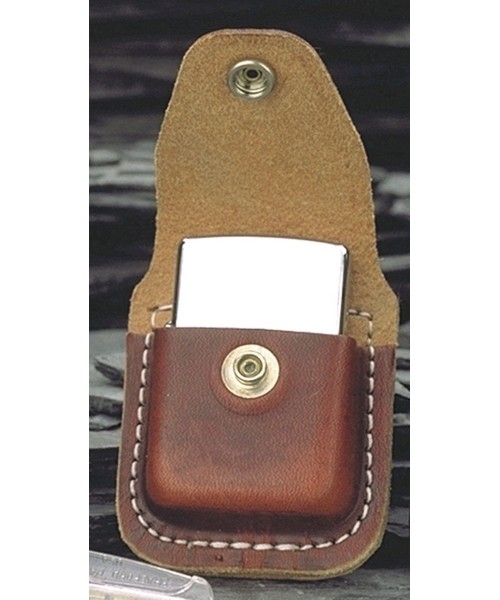 Survival Tools and Kits : Zippo fuel lighter leather etui