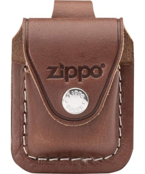 Zippo fuel lighter leather etui
