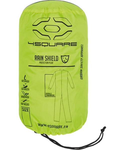 Motociklininko kostiumas nuo lietaus Nox/4Square - Black-Fluo Yellow