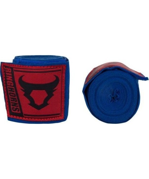 Boxing Wraps & Gel Undergloves Ringhorns: Bintai boksui Ringhorns Charger, 2.5 m - Blue