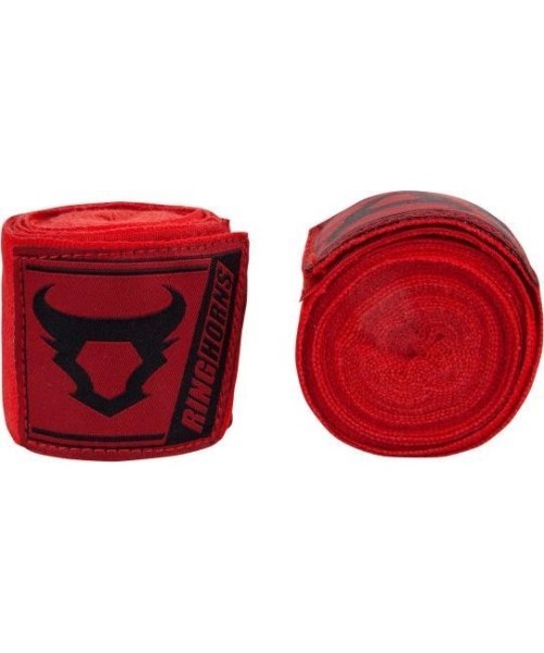 Boxing Wraps & Gel Undergloves Ringhorns: Bintai boksui Ringhorns Charger, 2.5 m - Red