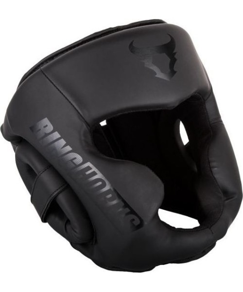 Bokso šalmai Ringhorns: Bokso šalmas Ringhorns Charger - Black/Black