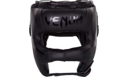 Boxing Helmets Venum: Bokso šalmas Venum Elite Iron - Black/Black
