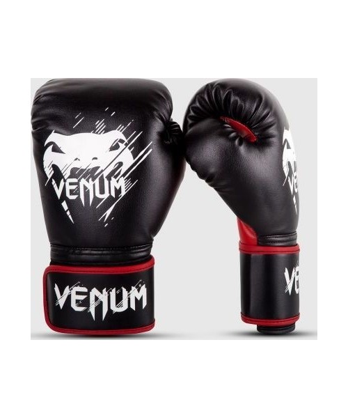 Vaikiškos bokso pirštinės Venum Contender Kids - juodos/raudonos