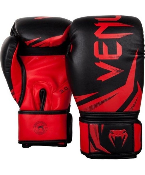 Boxing Gloves Venum: Bokso pirštinės Venum Challenger 3.0 - Juodos/raudonos spalvos