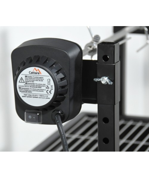 Grill with Electric Motor 230V Cattara Barbecue 60cm