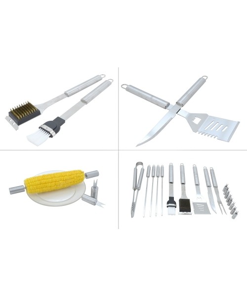 Barbecue Tools Set Cattara - 18pcs, Aluminium case
