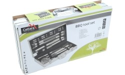 Barbecue Tools Set Cattara - 18pcs, Aluminium case