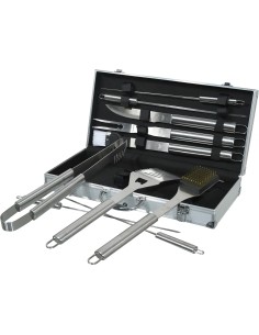 Barbecue Tools Set Cattara - 11pcs, Aluminium Case