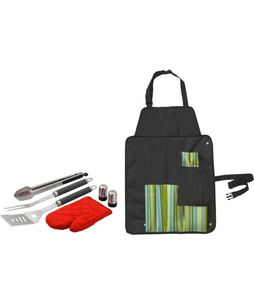 Barbecue Tools Set Cattara, 7pcs + Apron