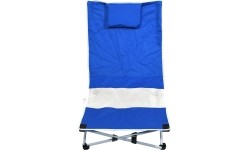 Foldable Camping Lounger Cattara Larisa - Blue