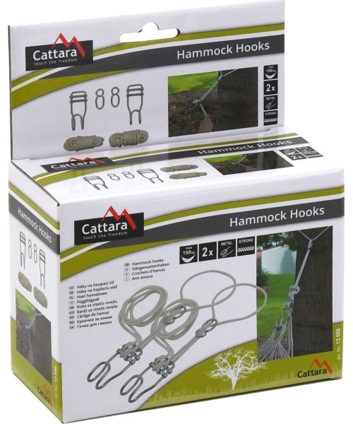 Hammock Hooks Set Cattara