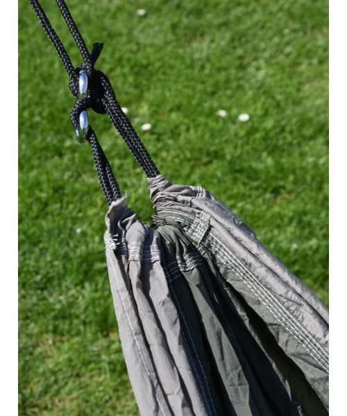 Hamakas Cattara Nylon žalias/rudas 275x137 cm