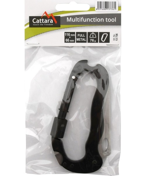 Daugiafunkcis metalinis karabinas Cattara 5in1
