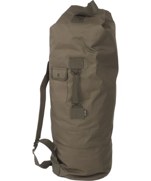 Turistinės kuprinės ir krepšiai MIL-TEC: OD US POLYESTER DOUBLE STRAP DUFFLE BAG