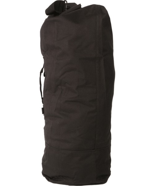 Turistinės kuprinės ir krepšiai MIL-TEC: BLACK US PES DOUBLE STRAP DUFFLE BAG