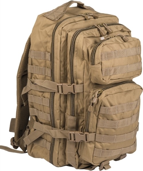 Outdoors Backpacks MIL-TEC: COYOTE KUPRINĖ US ASSAULT LARGE
