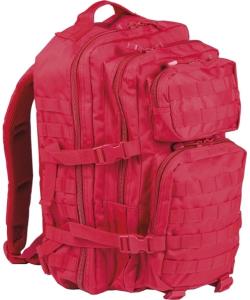 Turistinės kuprinės ir krepšiai MIL-TEC: SIGNAL RED BACKPACK US ASSAULT LARGE