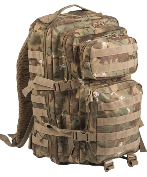 Turistinės kuprinės ir krepšiai MIL-TEC: W/L-ARID BACKPACK US ASSAULT LARGE