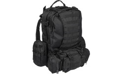 Turistinės kuprinės ir krepšiai MIL-TEC: BLACK DEFENSE PACK ASSEMBLY