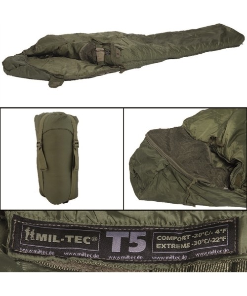 Miegmaišiai MIL-TEC: OD TACTICAL 5 SLEEPING BAG