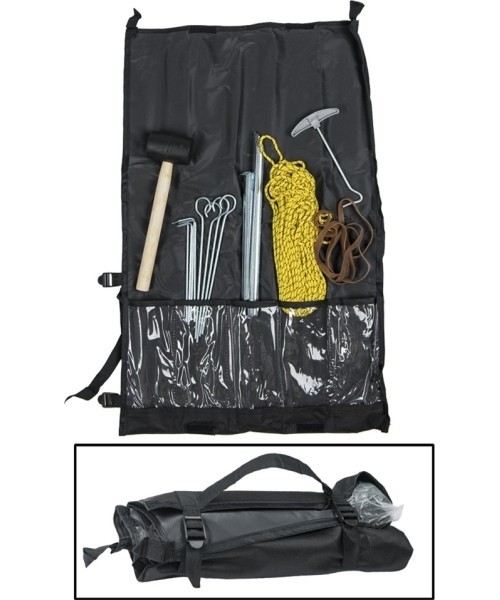 Tent Accessories MIL-TEC: TENT SET (PEGS, HAMMER, GUY ROPE, ETC.)