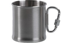 Canteens and Mugs MIL-TEC: 250ML S/STEEL KARABINER CUP