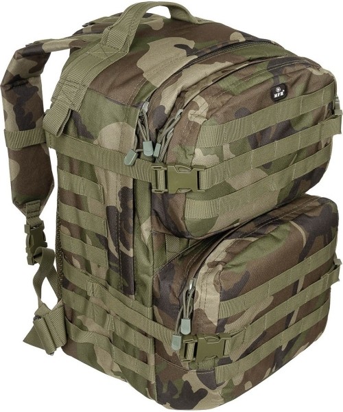 Turistinės kuprinės ir krepšiai : Kuprinė MFH Assault II, Woodland, 40l