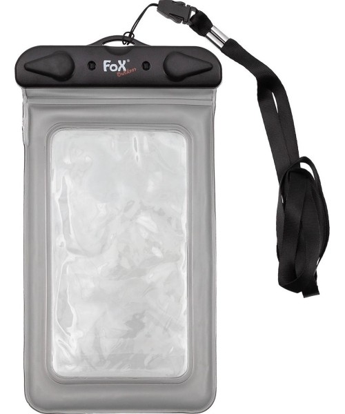 Neperšlampami dėklai telefonui FoxOutdoor: Neperšlampamas dėklas telefonui FoxOudoor, juodas