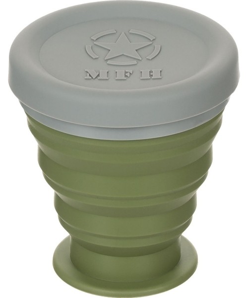 Canteens and Mugs MFH: Sulankstomas puodelis MFH, žalias, 200ml