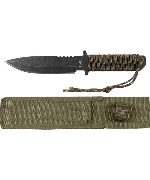 Hunting and Survival Knives FoxOutdoor: Peilis FoxOutdoor Camo, fiksuota geležtė