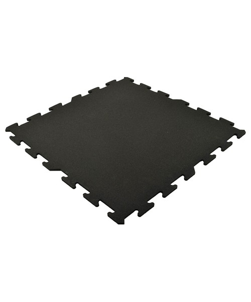 Sportinės dangos Fitker: Guminė danga – dėlionė, juoda, 99x99cm