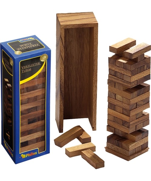 Tumbling Tower Philos: Žaidimas Philos Tumbling Tower, 9.5x8.5x30.5cm