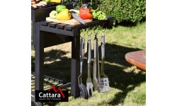 Grilio įrankiai ir aksesuarai Cattara: Silikoninis šepetėlis griliui Cattara SHARK, 45cm