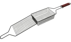 Grill Tools and Accessories Cattara: Grilio krepšelis Cattara, 23x14x7cm
