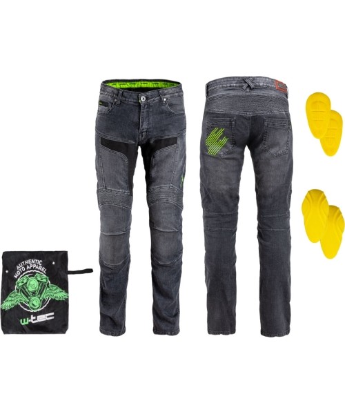 Men's Motorcycle Jeans W-TEC: Vyriški moto džinsai W-TEC Alfred CE