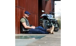 Men's Motorcycle Jeans W-TEC: Vyriški moto džinsai W-TEC Alfred CE