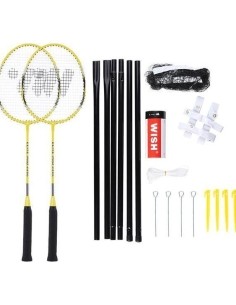Badmintono rinkinys Nils ALUMTEC 4466: 2 raketės + 3 smiginio strėlytės + tinklelis