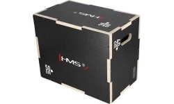 Balance Platforms HMS: DSC03 BLACK 50x40x30CM PLIOMETRINĖ KOKŠTELĖ HMS